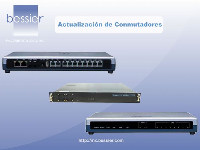 Actualización de conmutadores